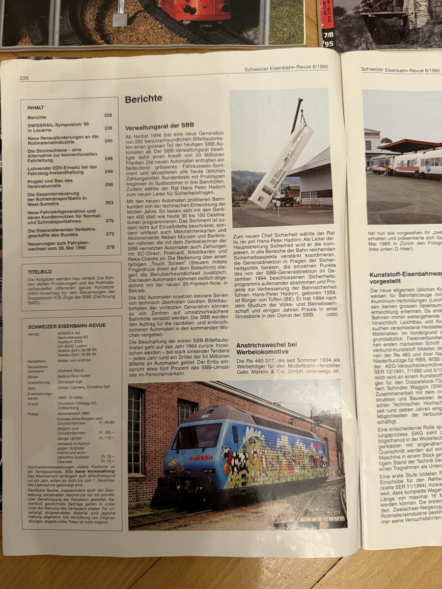 Riviste & Magazine: 7 verschiedene Eisenbahn Revues – Usato da Biel/Bienne venduto da fxgindrat82 8