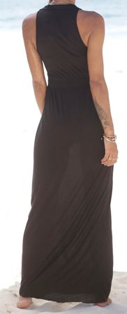 Damen Maxikleid schwarz Grösse 34