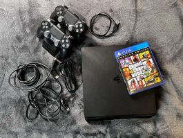 PS4 (inkl. Controllern und Ladestation) + GTA5