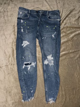 Jeans slim bleu
