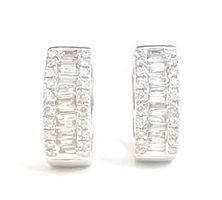 0.50ct. Diamantcreolen aus 750 Weissgold, statt 1.990 CHF