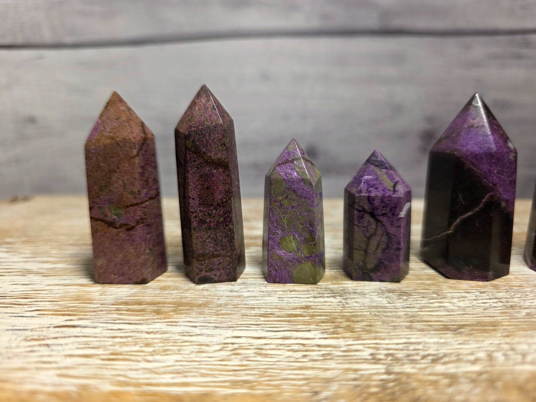 Minerali & Pietre curative: 7 Atlantisit Obelisken 117g – Nuovo e nell'imballaggio originale da Matzingen venduto da Shay_Crystalz 2