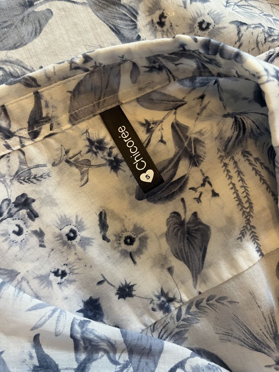 Camicette: Bluse weiss-blau geblümt – Nuovo (secondo la descrizione) da Birrwil venduto da vanyboo 3