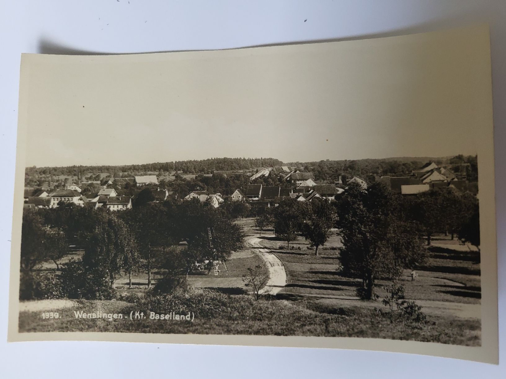 Cartoline postali: Alte Ansichtskarte Wenslingen, Kt. Baselland, – Usato da nunningen venduto da mic_88k2