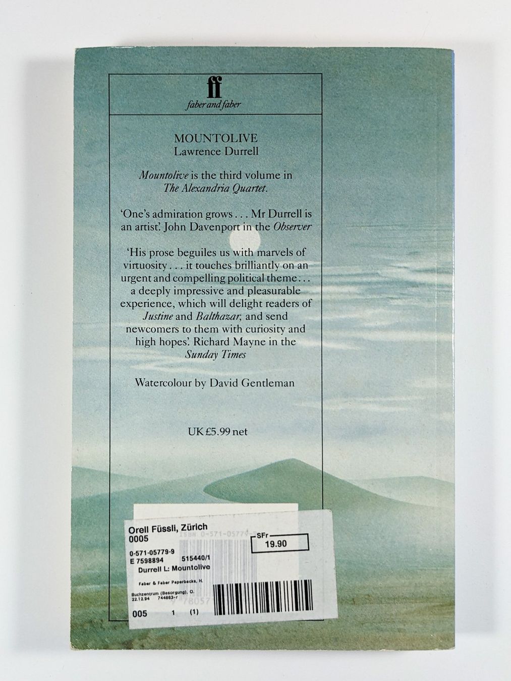 Libri: Mountolive by Lawrence Durrell – Usato da Meilen venduto da GypsyCat 1