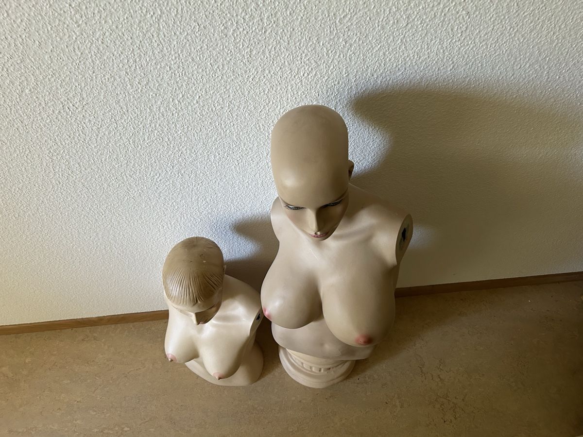 Sonstige Dekorationen & Accessoires: 2 Schaufenster Puppen / Torso mit kl. Säule – Gebraucht aus Glattfelden von gwendolyn007 4