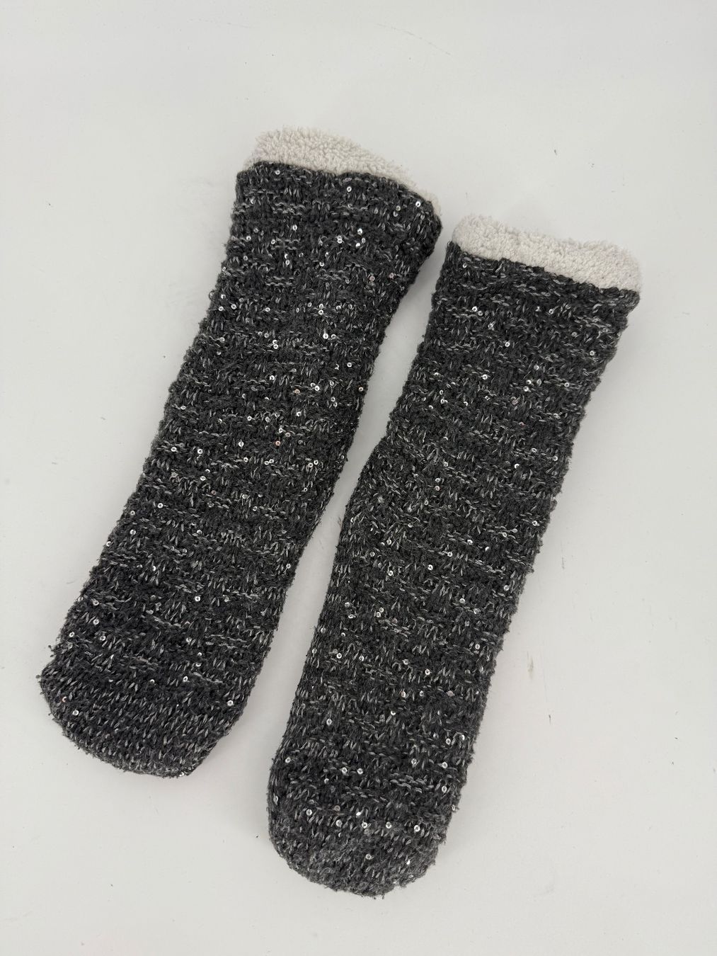Calze: Kuschelige Wintersocken mit Glitzer Gr. 38 – Usato da Auenstein venduto da moin.