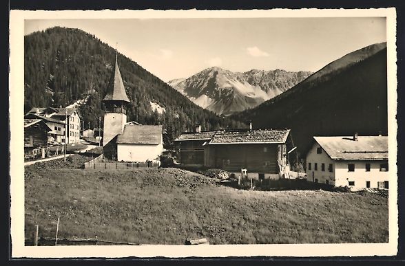 Cartoline postali: Monstein, Dorfpartie mit Blick auf das G – Usato da Berlin venduto da bartko-reher