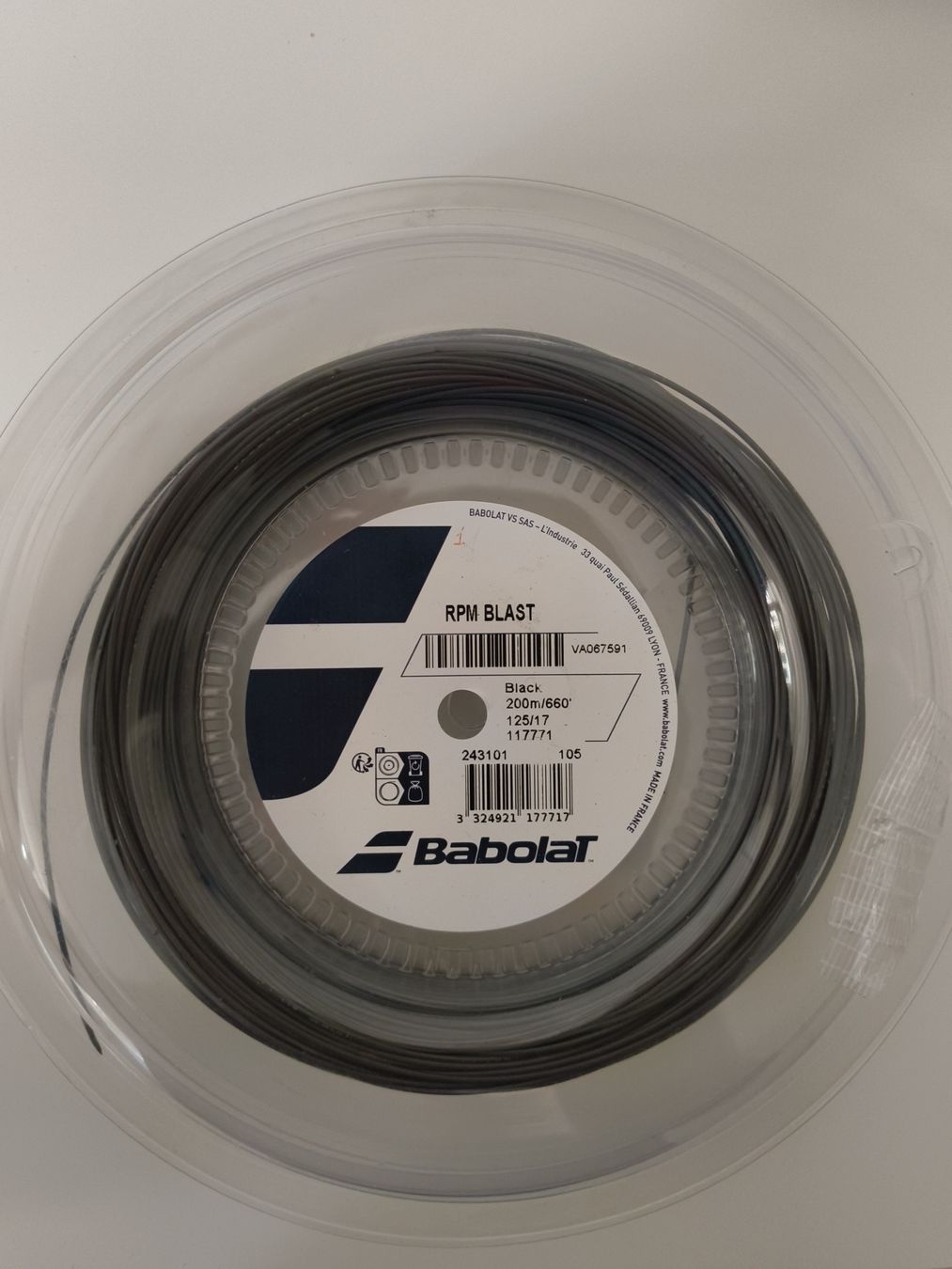 Babolat Racchette: Rpm Blast Black 1.25 12m – Nuovo (secondo la descrizione) da Zürich venduto da mim_9x88