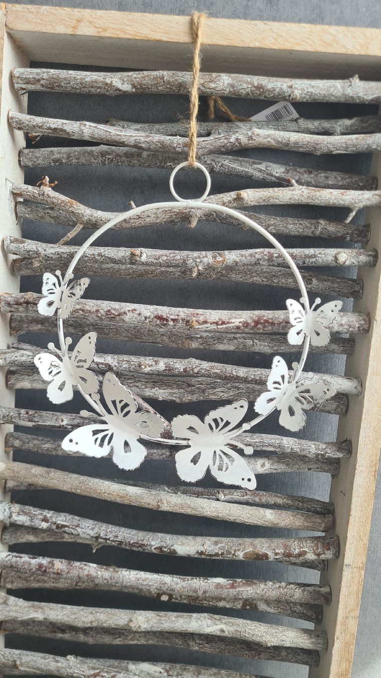 Toutes les décorations: SHABBY- CHIC TÜR ODER FENSTERSCHMUCK METALL – Neuf avec emballage d'origine à Böttstein par decodor-angi 3
