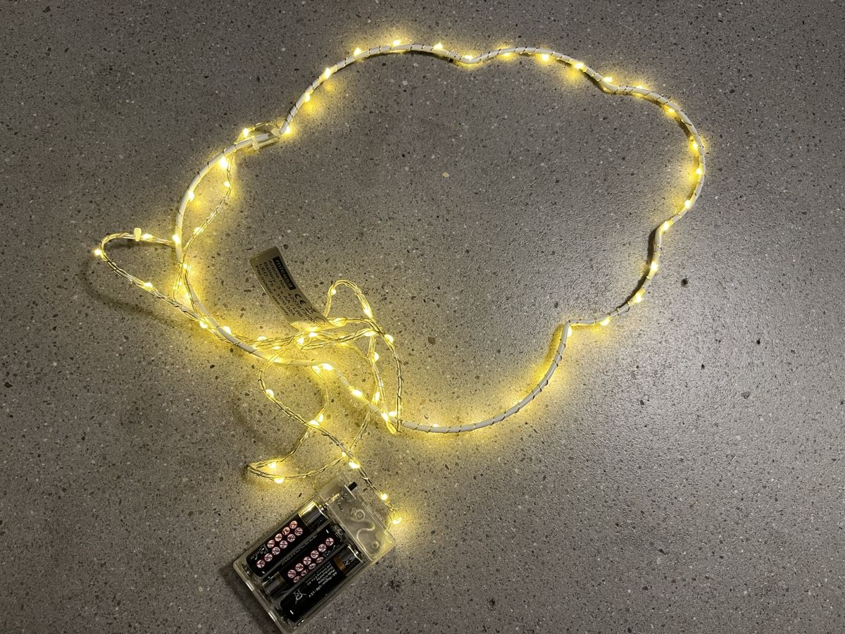Migros Ghirlande e barre luminose: LED Lichter Metallwolke – Usato da Baden venduto da lupa5400 1