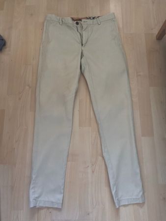 Herren Chino Hose Burberry beige Grösse 46