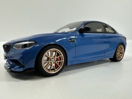 BMW M2 CS 1:18, blau, limitiert, inkl. OVP, GT-SPIRIT