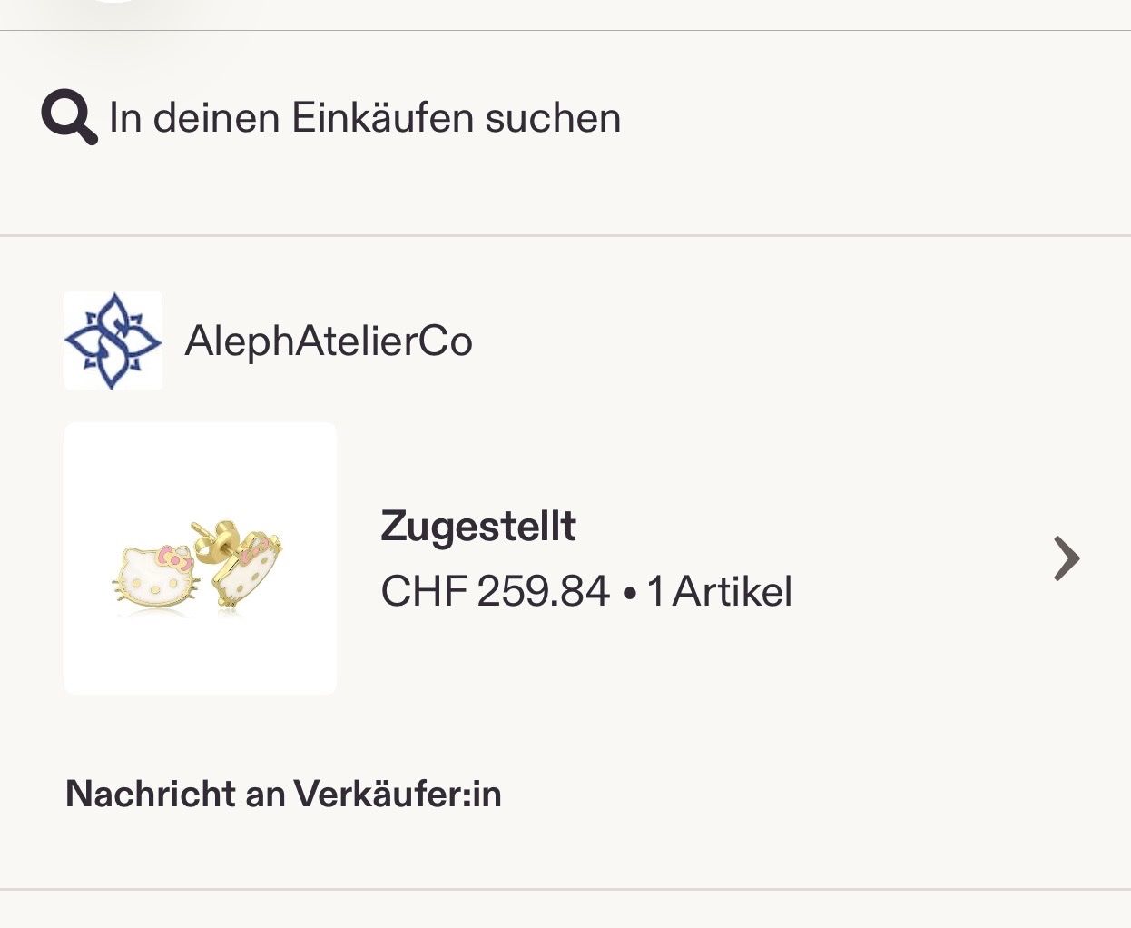 Boucles d'oreille: Hello Kitty Ohrstecker gold 585 – Neuf (Voir description) à Wohlen b. Bern par Honeypie 3