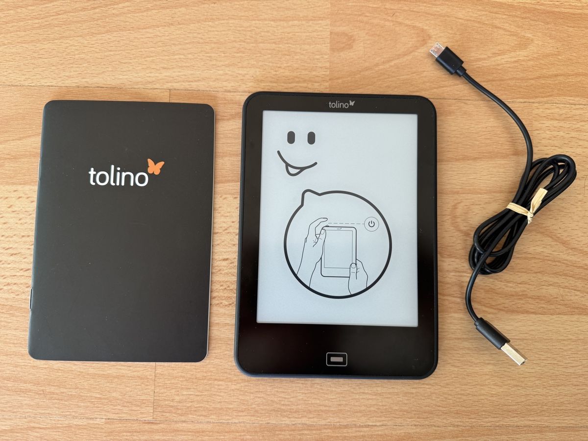 Tolino Tablettes PC: Tolino Vision 3 HD E-Reader schwarz gebraucht mit Kabel – D'occasion à Zürich par pilatus777 1