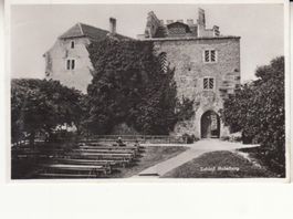 Habsburg 1937 mit Bahnstempel Brugg
