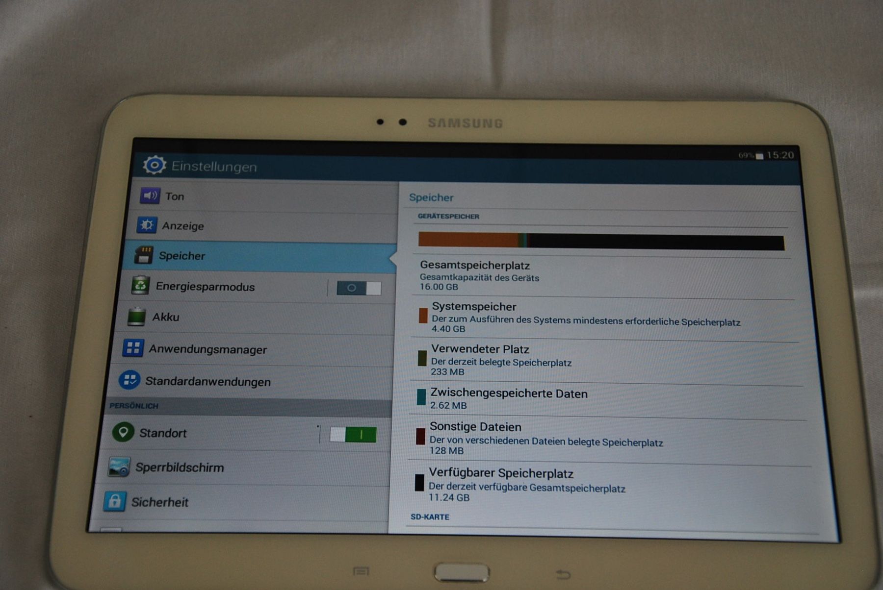 Samsung Tablet PC: Samsung Galaxy Tab 3 16GB – Gebraucht aus Biel/Bienne von Mauler03 3