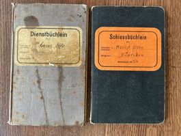 Dienstbüchlein + Schiessbüchlein, Radfahrer, Jg 1921