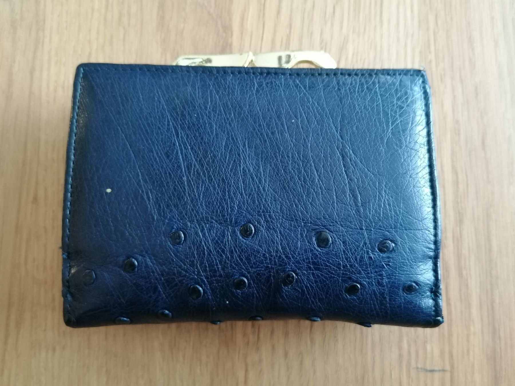 Portamonete: Leone Straussenleder  Portemonnaie – Usato da Basel venduto da vintagecollector 1