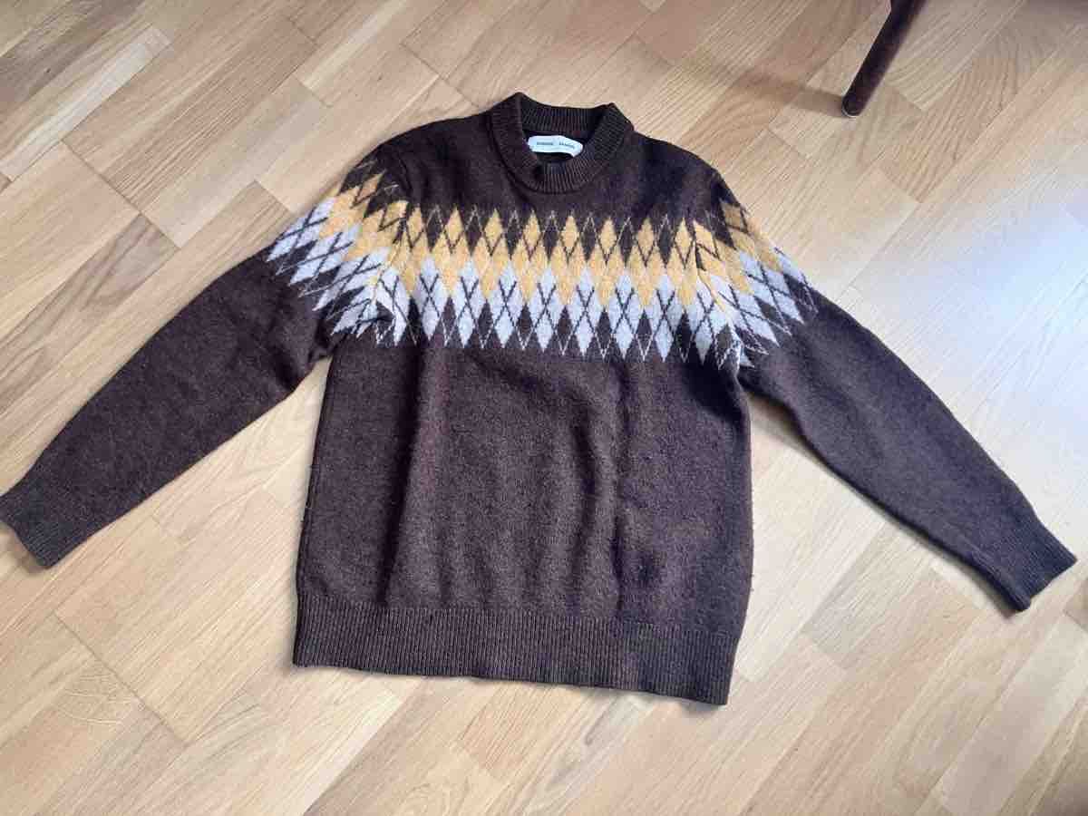 Samsøe Samsøe Maglioni & Felpe: Samsøe Pullover Herren Grösse S braun gemustert – Usato da Zürich venduto da miriosa 1