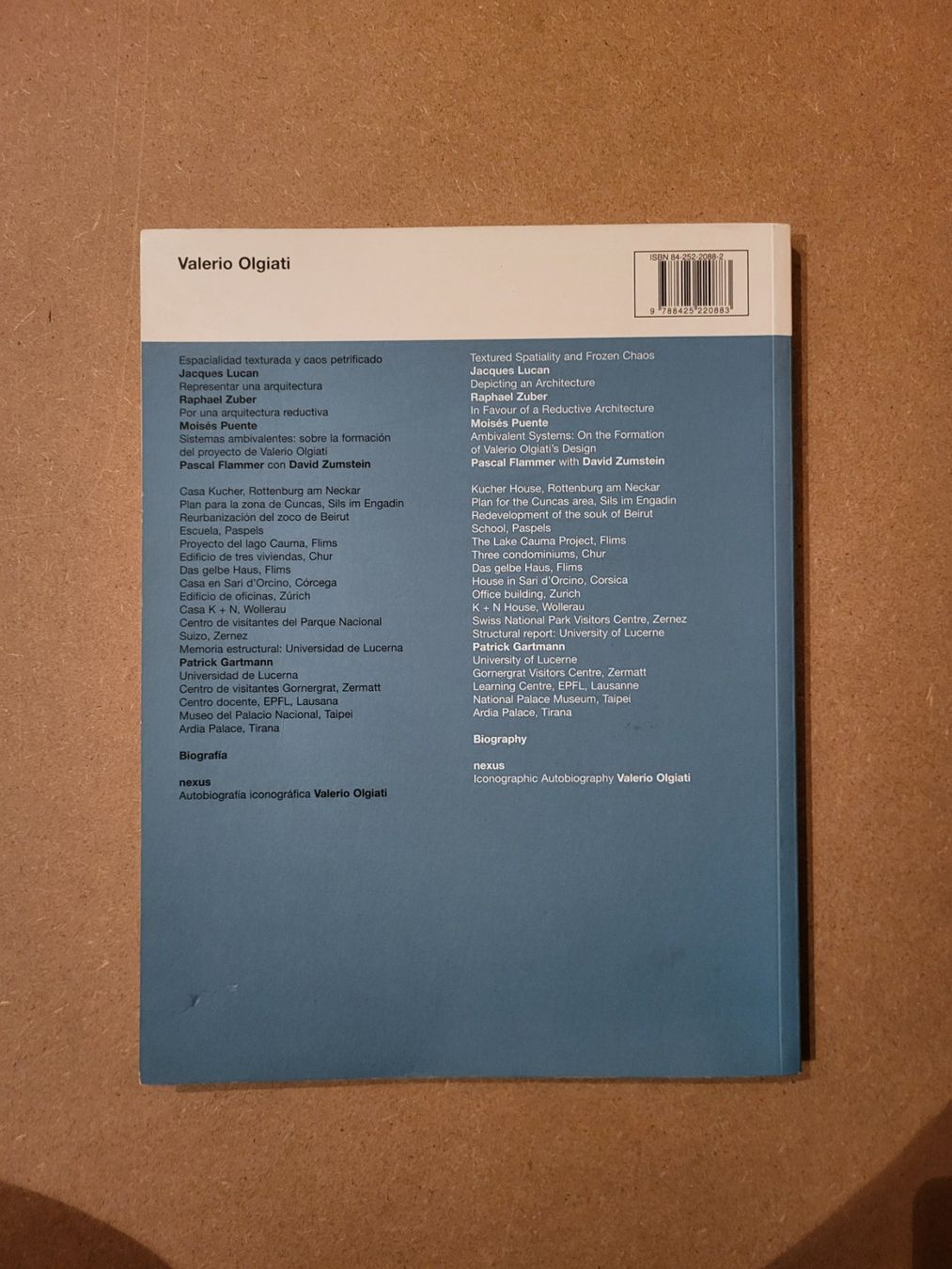 Libri: 2G Architecture / Valerio Olgiati – Usato da Genève venduto da Poupoulita 1