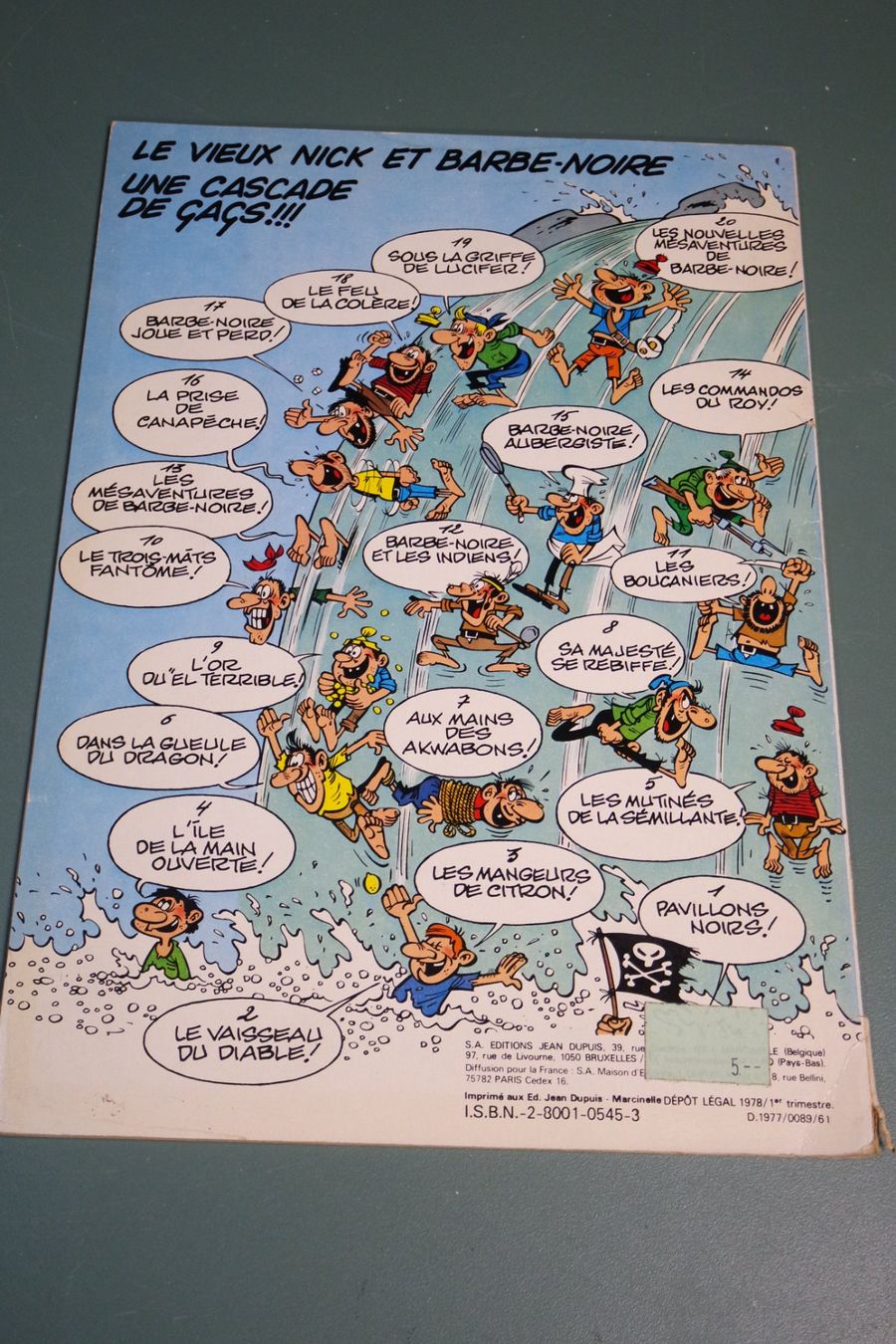 BD: VIEUX NICK    °°°°° LA PRINCESSE ET LE PIRATE °°°°° E.O 1978 – D'occasion à Avenches par WEBHobby 1