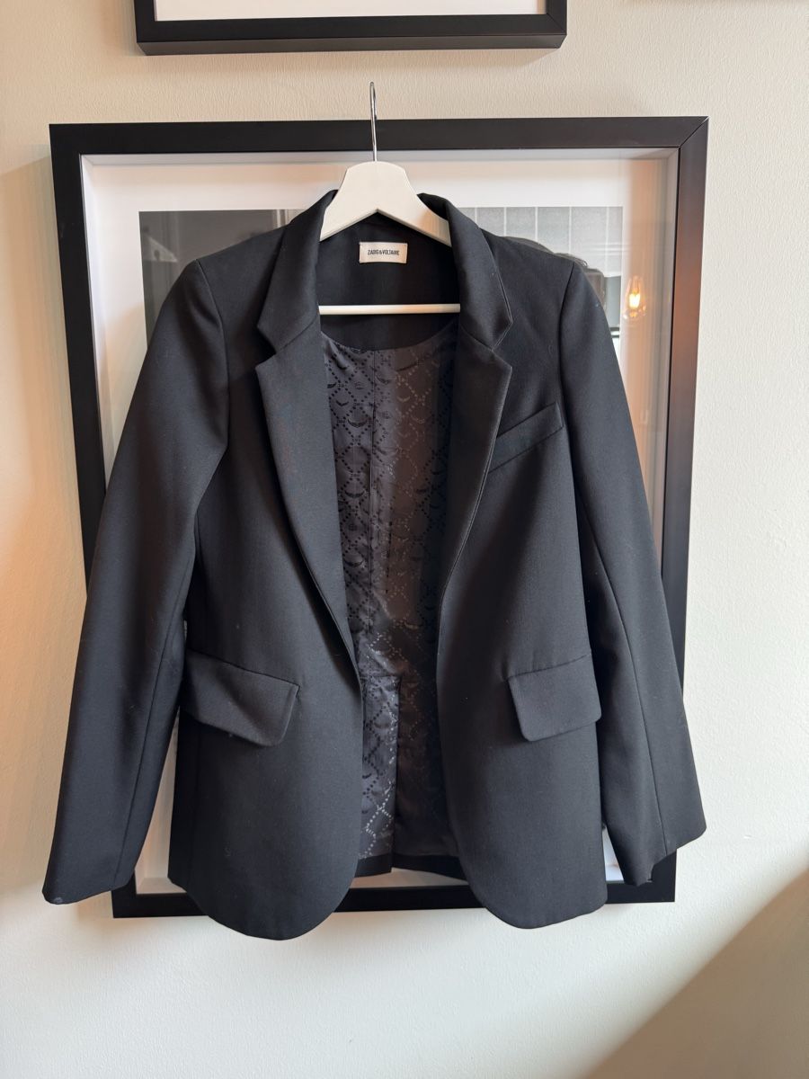 Completi & Tailleur: Schwarzer Zadig & Voltaire Blazer, Grösse ca. 36 – Usato da Basel venduto da la_jr5