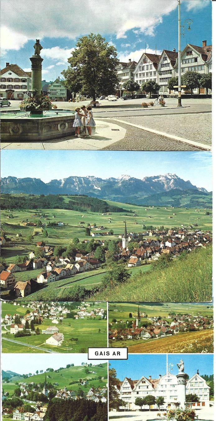 Cartoline postali: AK Gais  6x – Usato da Appenzell venduto da mai25