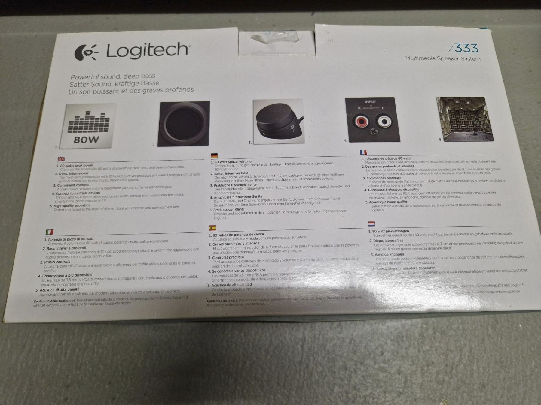 Logitech Casse acustiche: Logitech z333 Multimedia Speaker System – Usato da Hünenberg venduto da aya_q962 1