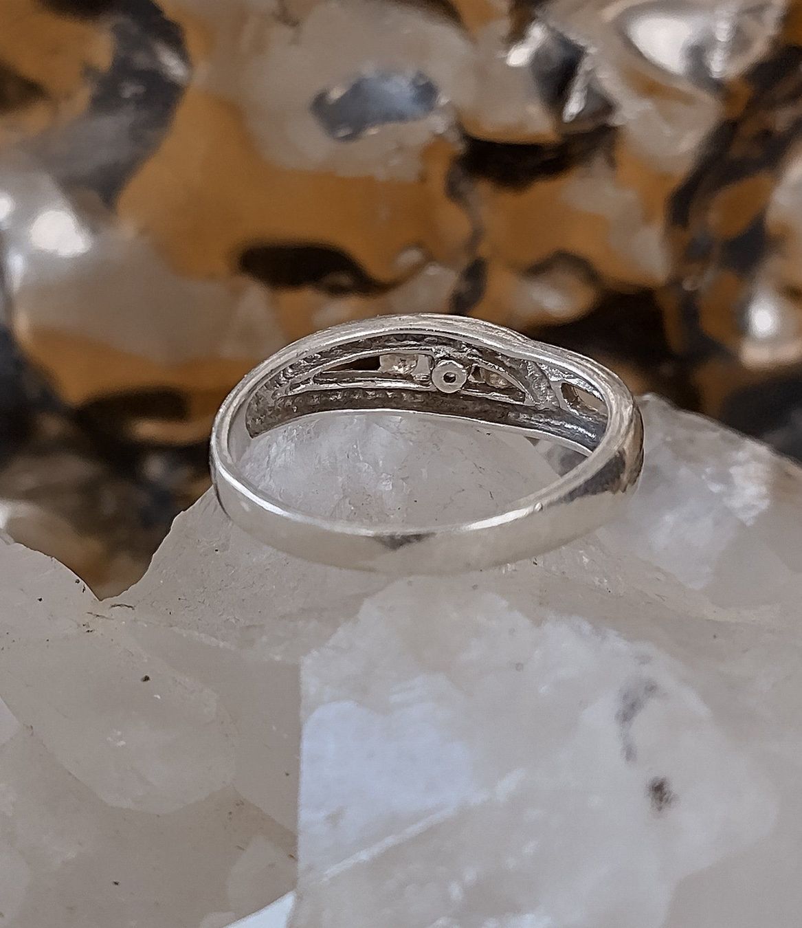 Anelli: RING IN 925 SILBER MIT 3 ZIRKONIA – Usato da Romanshorn venduto da Glitzer-Paradies 3