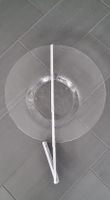 Glasplatte/Servierplatte, Durchmesser 60 cm Glasi Hergiswil