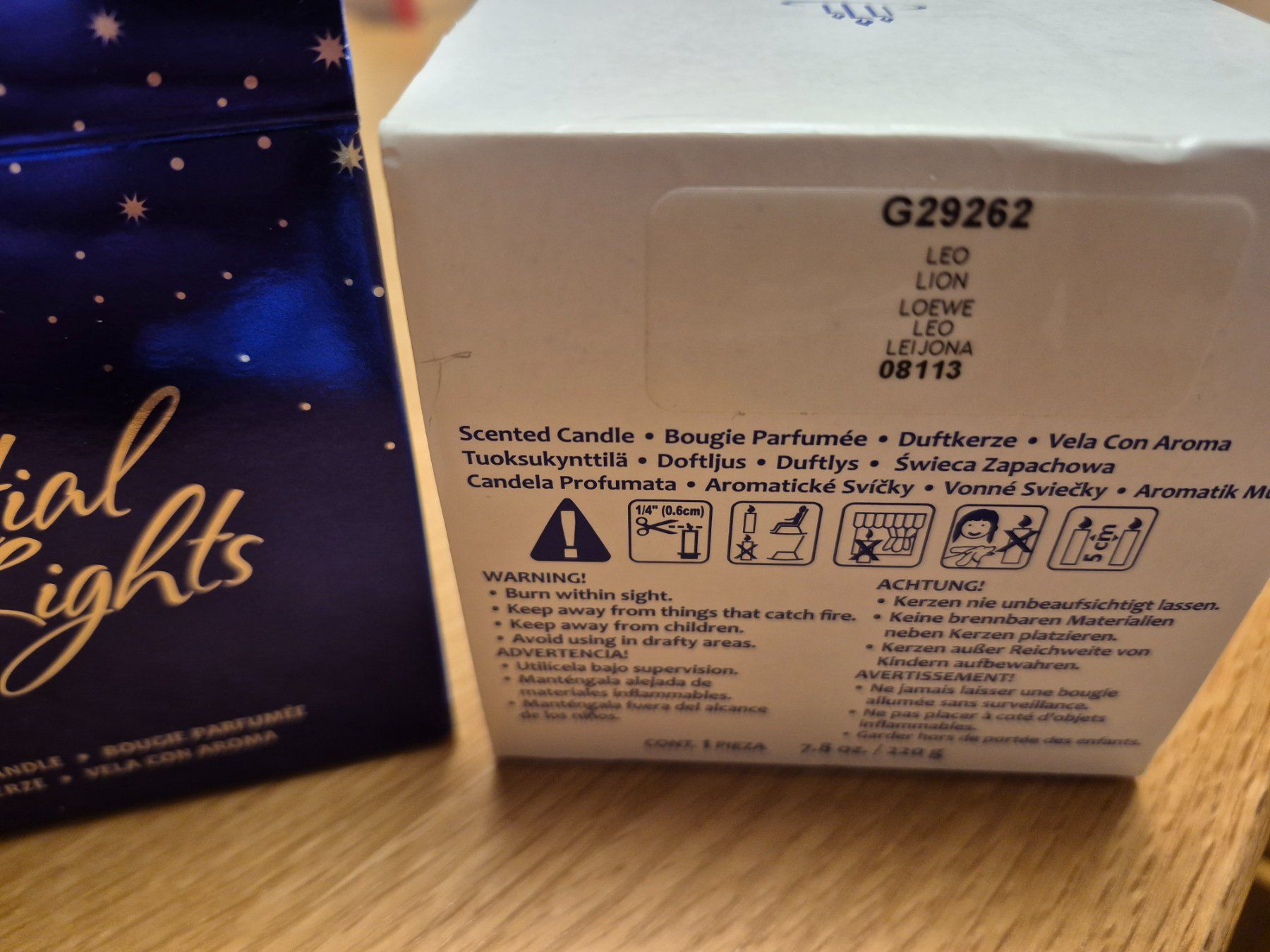 Partylite Candele: Partylite Duftwachsglas Loewe Celestial Lights – Nuovo (secondo la descrizione) da Buttikon SZ venduto da sefa02 3