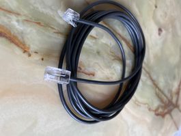 Netzwerkkabel RJ45 Schwarz ca. 3m gebrauchter Zustand