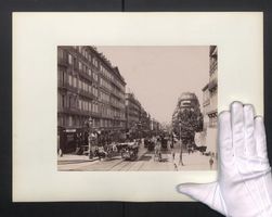Fotografie Marseille, Canebière mit Pfe
