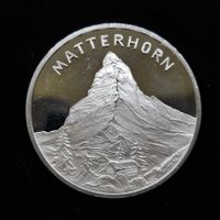 Matterhorn Medaille 15,2gr. 999 Silber