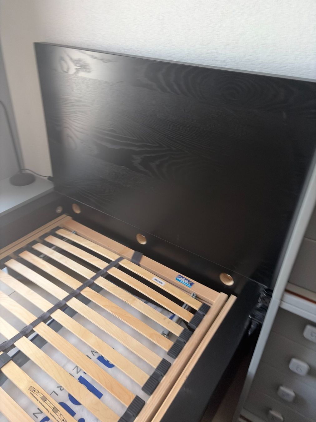 Ikea Betten: Lit malm IKEA 90x200, avec sommier – Gebraucht aus Sugnens von PixelPanda1 2
