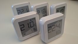 5x Shelly Plus H&T WLAN Temperatur & Feuchtigkeitssensoren
