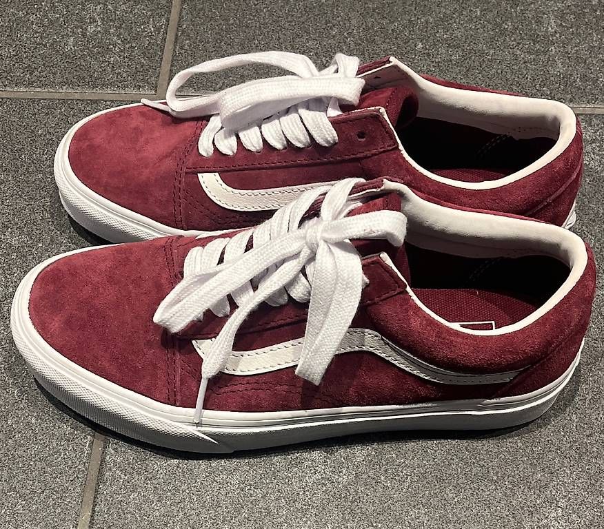 Vans Scarpe da donna: Vans Schuhe Wildleder bordeaurot – Usato da Bern venduto da lis_vb2h 1