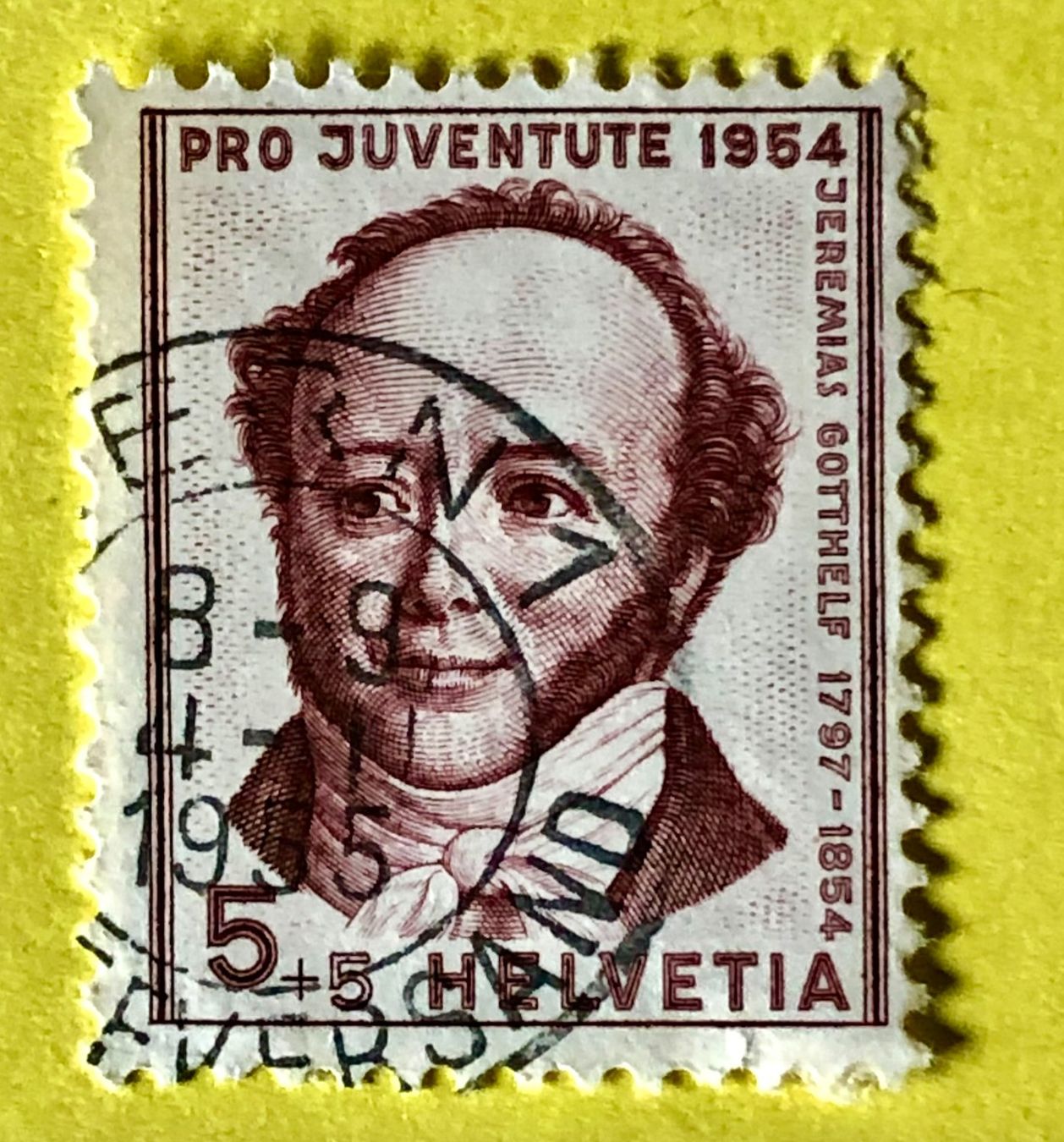 Tous les timbres: Nr.J 153 GESTEMPELT 1954   – D'occasion à Aarau par Billa007