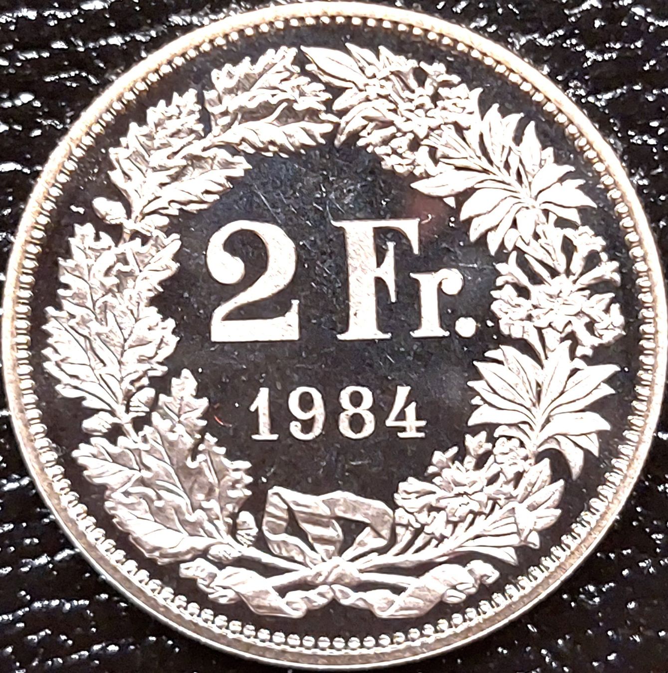 Alle Münzen: 2 Franken 1984 stgl. / aus Münzsatz – Neu (gemäss Beschreibung) aus Arch von coinsandmore