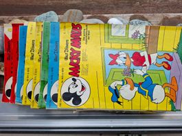 8 Stück Micky Maus Heft, von 1975