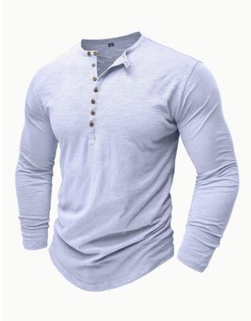 NEUES Herren Langarm-Shirt Baumwolle weiss Gr. L - 226482