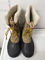 Winterstiefel gefüttert braun schwarz Grösse 39 gebraucht