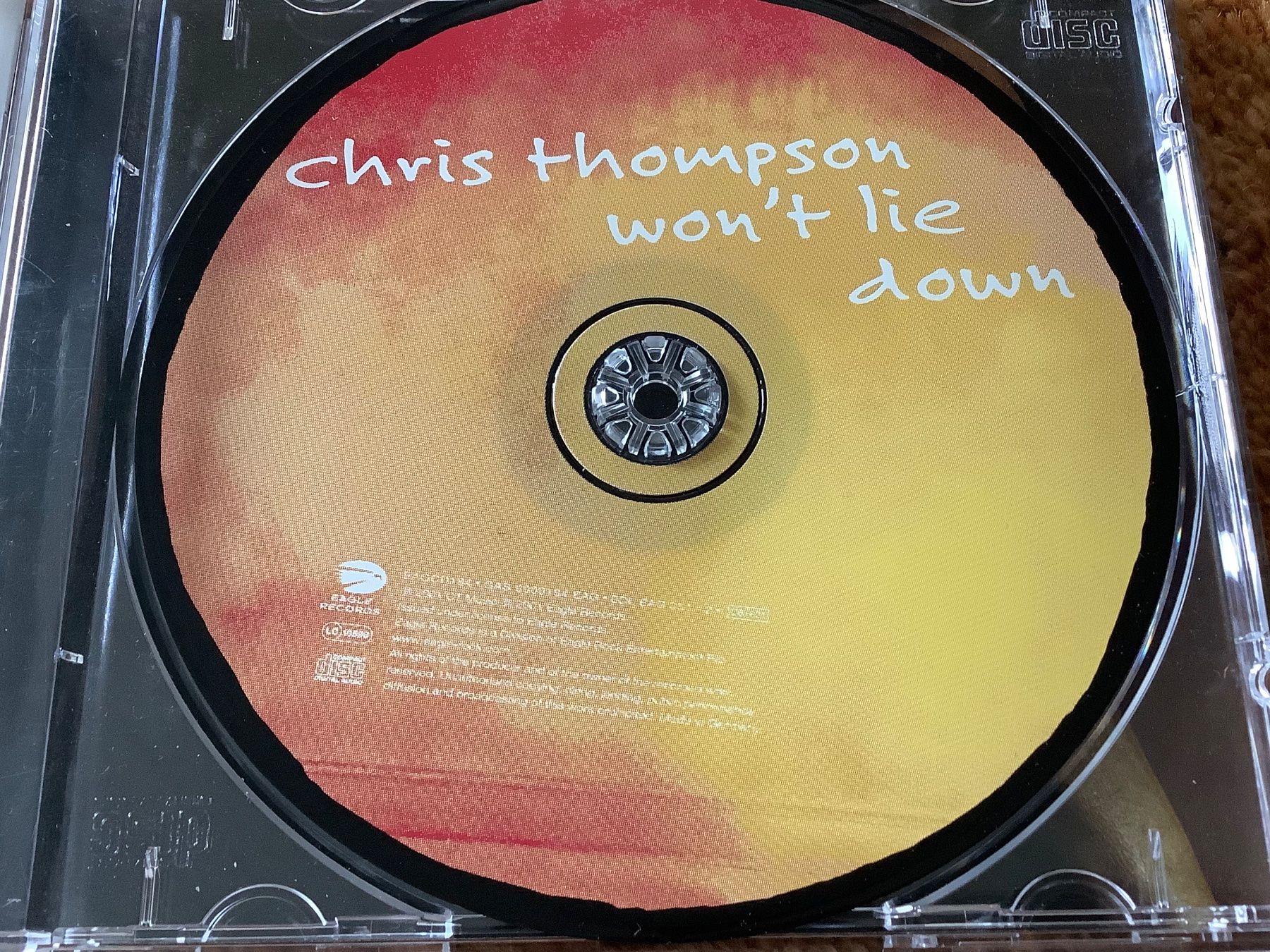 CDs: Chris Thompson * won‘t lie down – Gebraucht aus herzogenbuchsee von HIFIANER 3