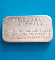 100 GRAMM SILBERBARREN SCHWEIZERISCHER BANKVEREIN RAR
