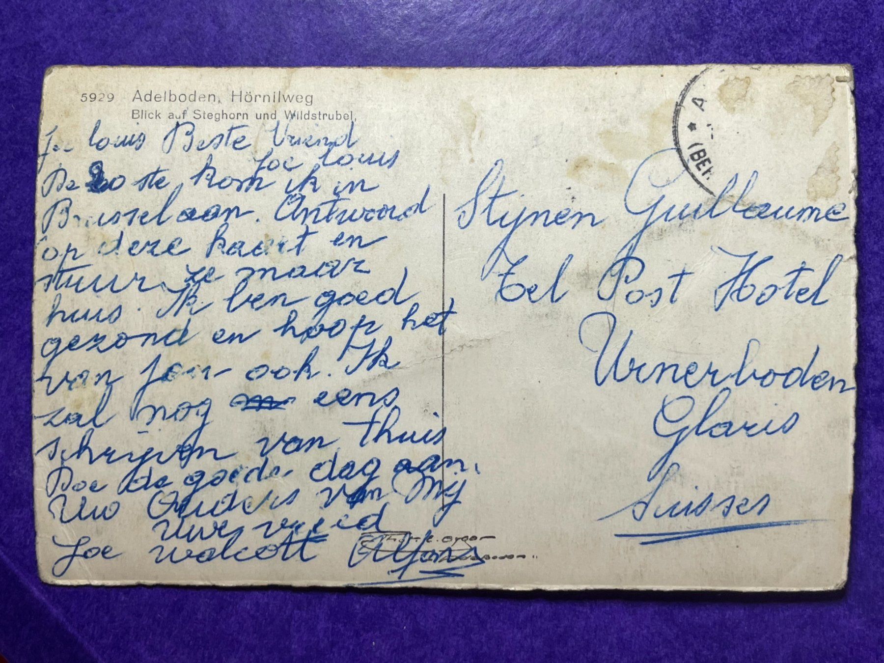 Cartes postales: Adelboden, Hörnliweg – D'occasion à Steg VS par danwer74 1