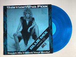 Samantha Fox Maxi-Single - Touch Me (blaues Vinyl)
