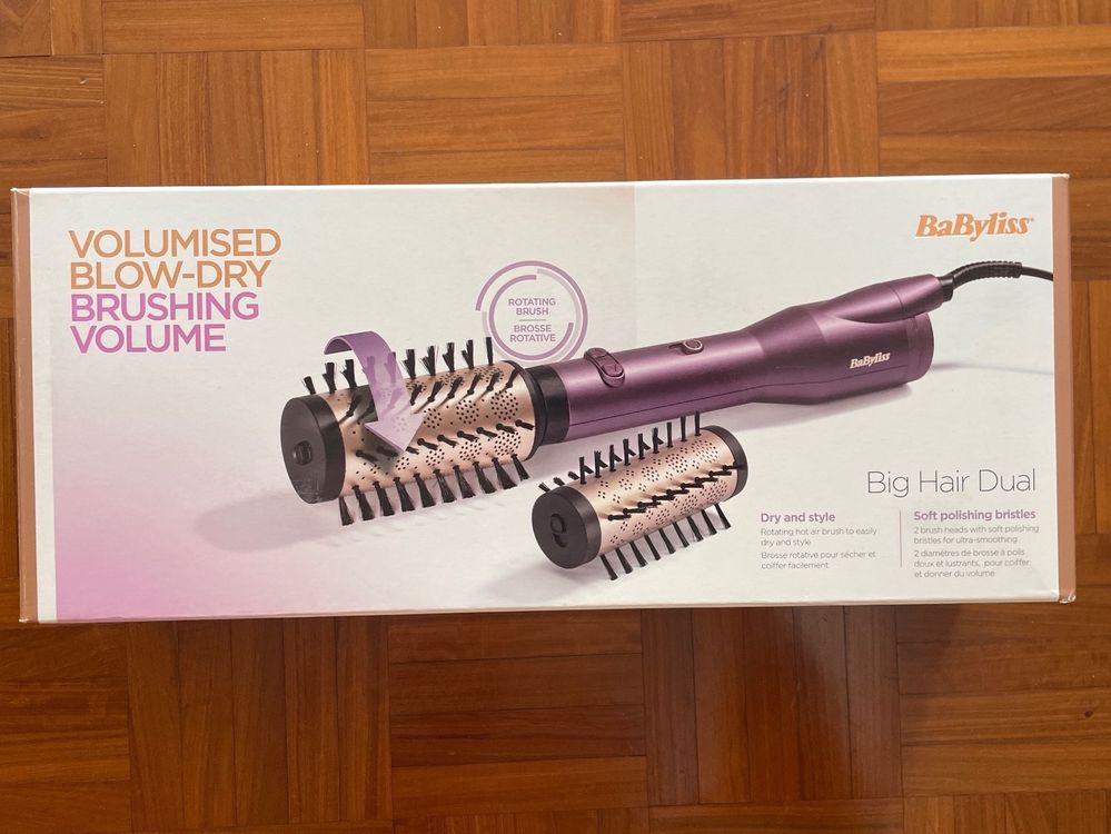 Sèche-Cheveux Babyliss Big Hair Dual 1000 - 1000W, Technologie Ionique - Neuf