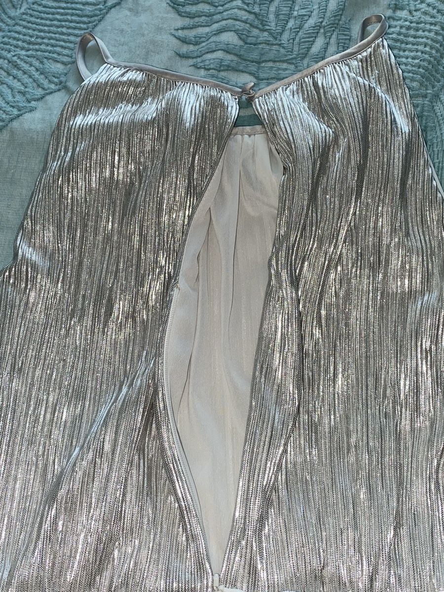 Esprit Kleider: Cocktailkleid Silber ärmellos Esprit NEU Grösse S – Neu (gemäss Beschreibung) aus Oberrohrdorf von Desteny1 4