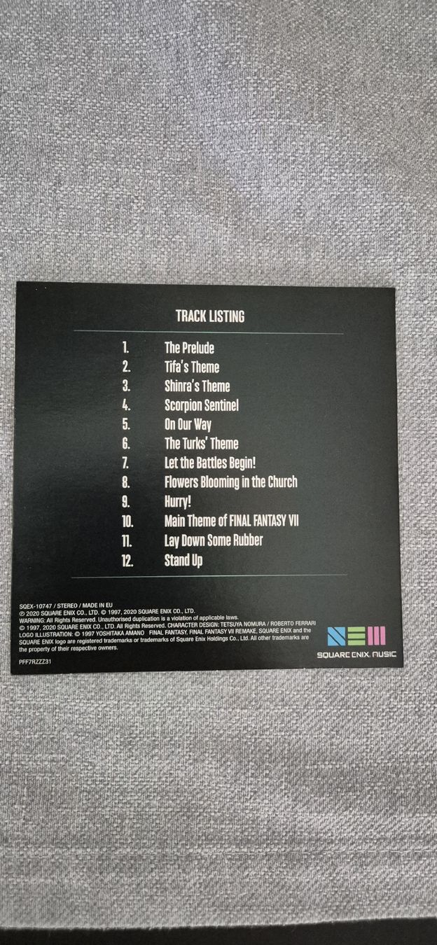 CD: Final Fantasy VII Remake Mini Soundtrack CD – Nuovo (secondo la descrizione) da Schwerzenbach venduto da Jamacy 1